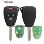 433Mhz 7941 chip FCCID-M3N5WY72XX (2004-2007) compatible with OHT692427AA (2006-2010) 3+1 button remote key for Chrylser